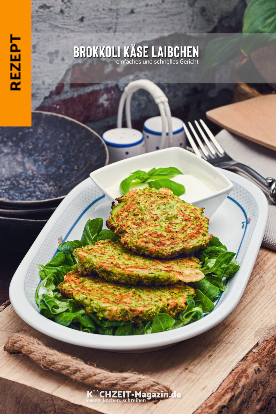 Brokkoli Kaese Laibchen