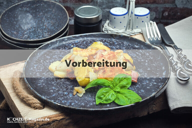 Chicoree Kartoffel Auflauf Vorbereitung