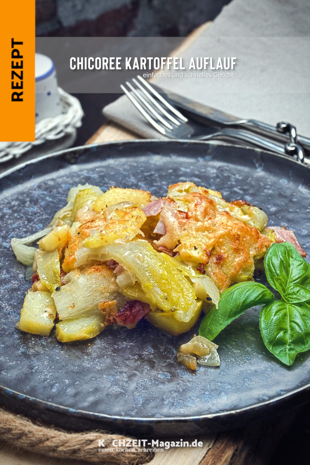 Chicoree Kartoffel Auflauf