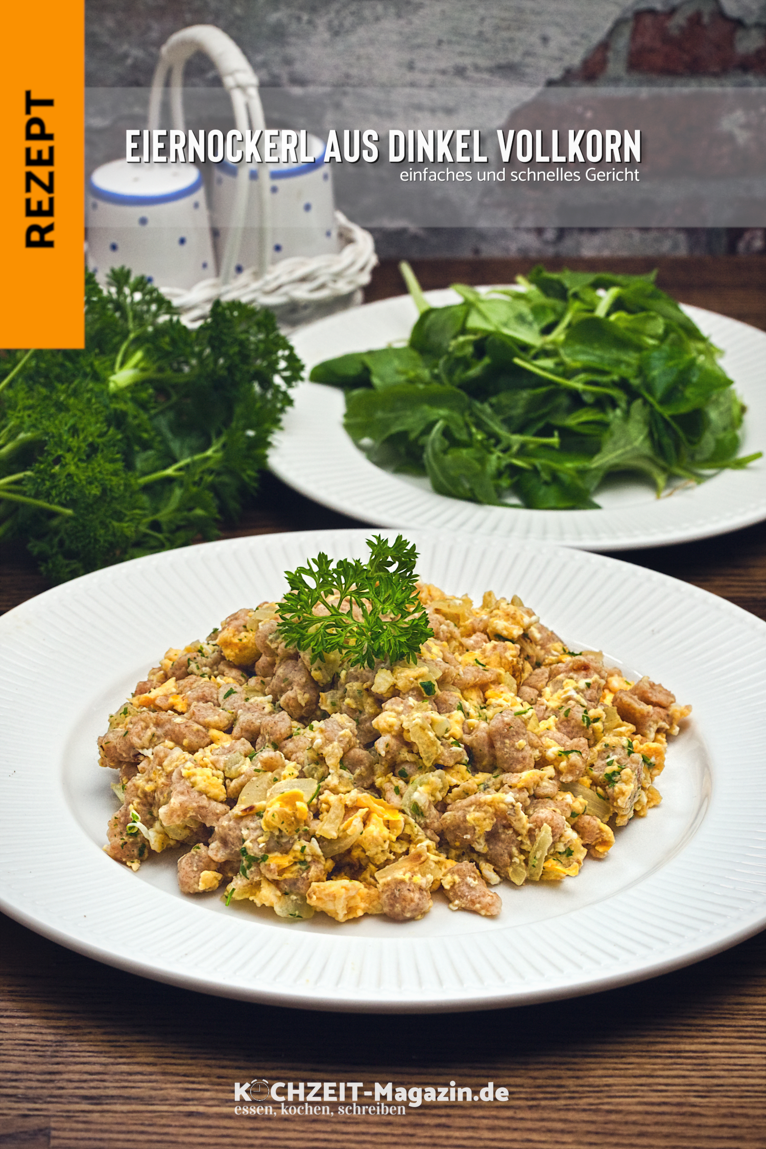 Eiernockerl Dinkel Vollkorn Eiernockerl aus Dinkel Vollkornmehl