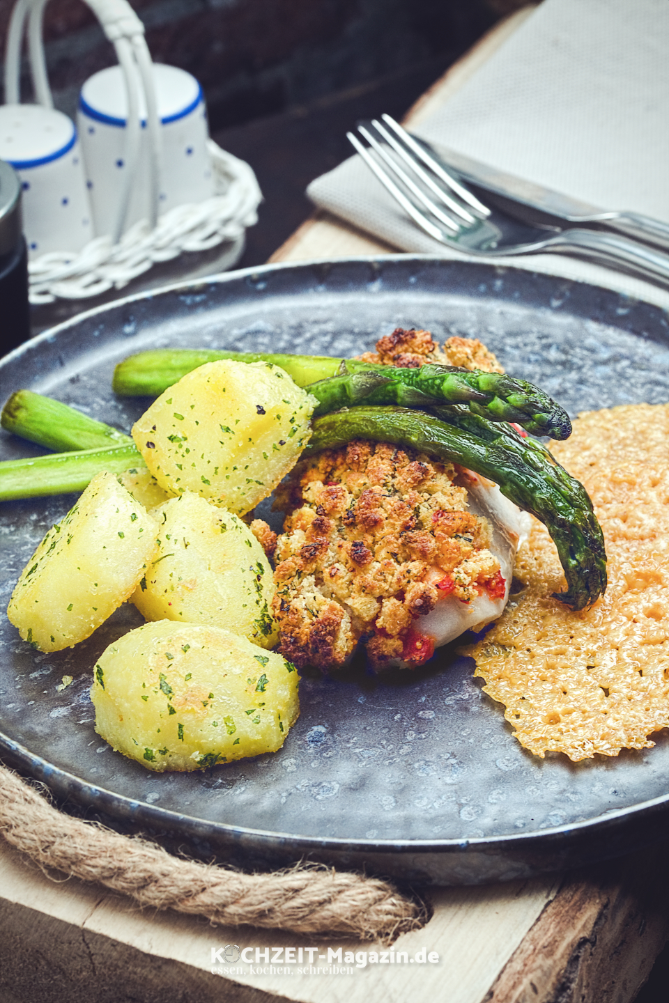 Kabeljau in Kräuterkruste Abbildung 1 Kabeljau mit Kräuterkruste