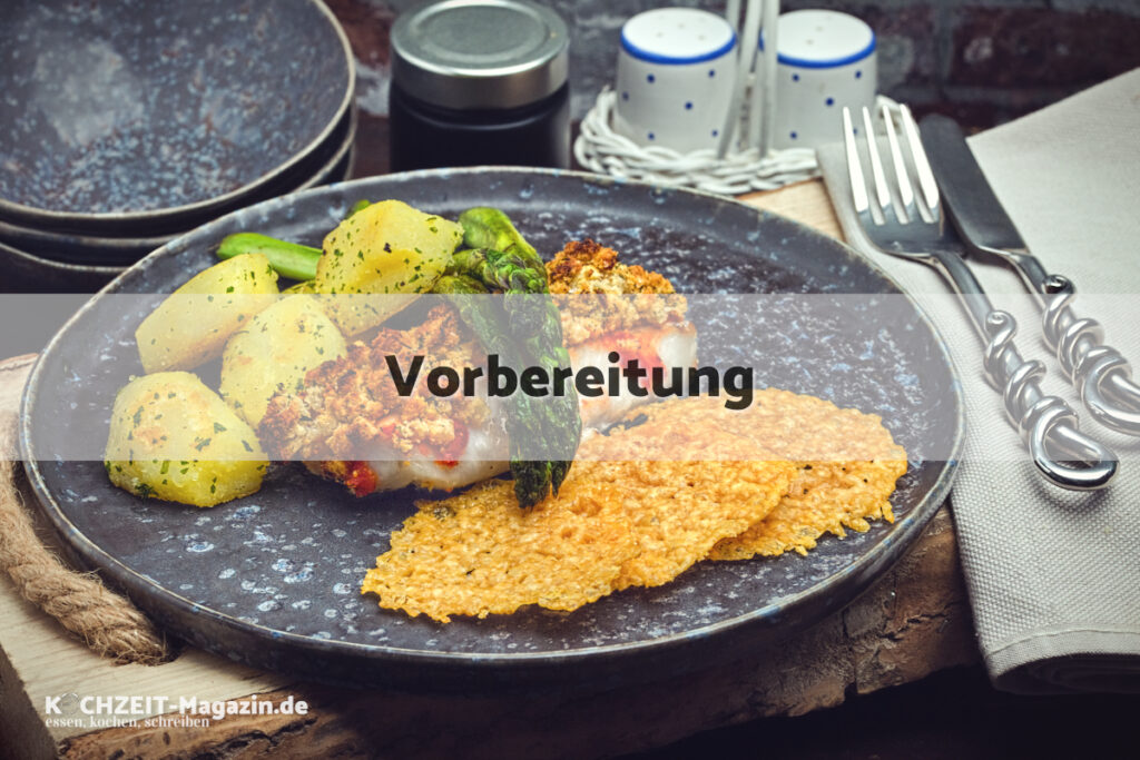 Kabeljau in Kräuterkruste Vorbereitung