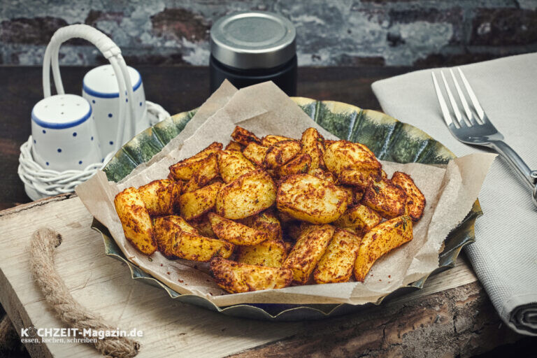 Kartoffel Wedges, Potatowedges Rezept