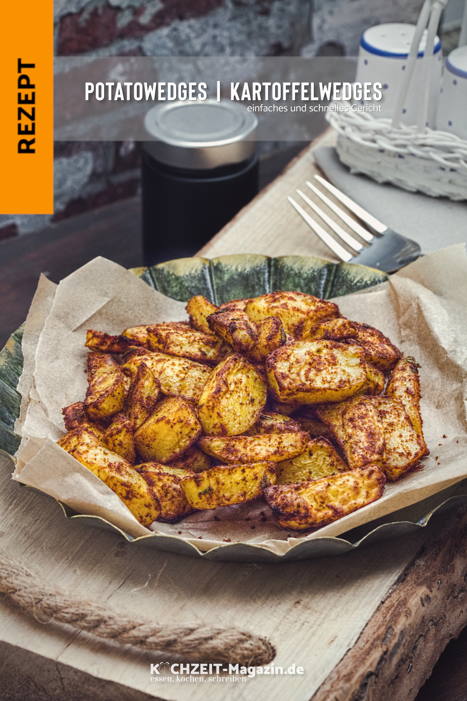 Kartoffel Wedges Kartoffelwedges | Potatowedges