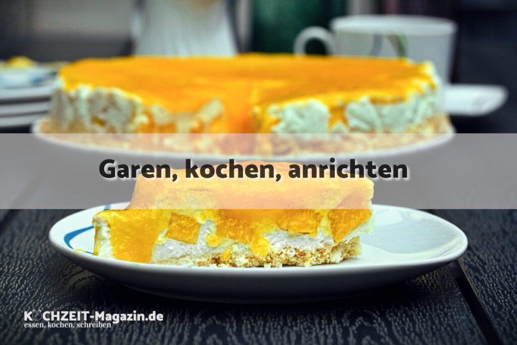 Mango Cheese Cake garen