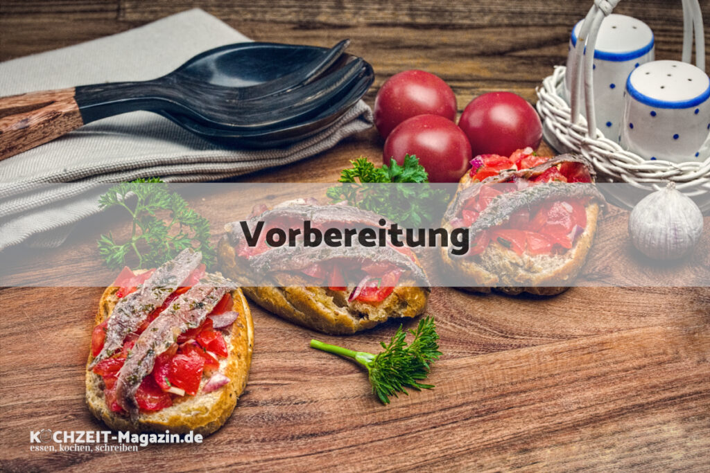 Montaditos Vorbereitung