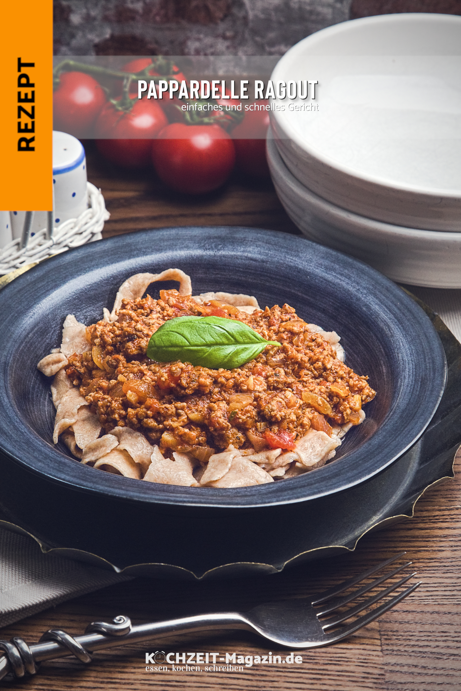 Pappardelle Ragout Pappardelle mit Ragout