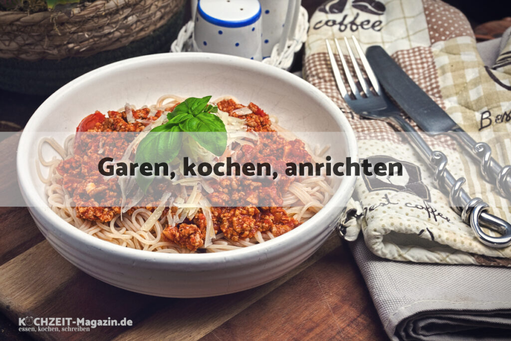 Spaghetti Bolognese garen
