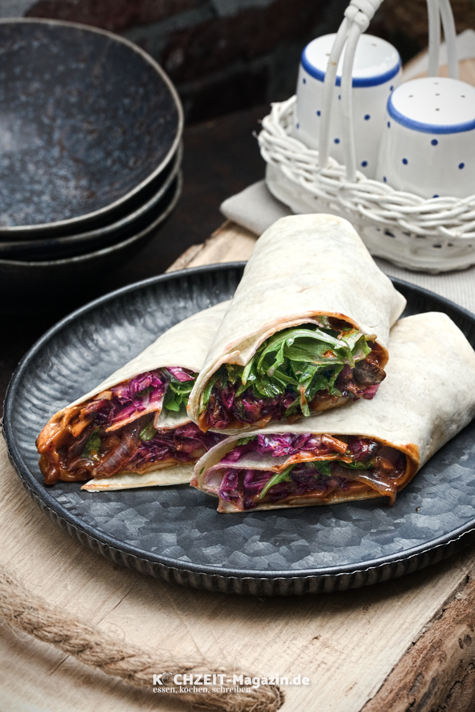 Vegetarischer Dürüm Abbildung 1 veganes Dürüm