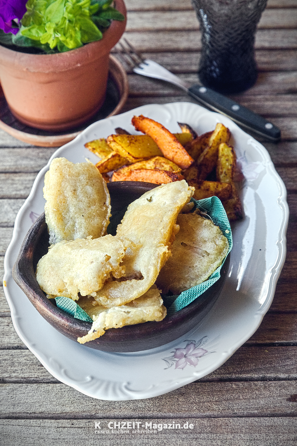 Fish and Chips Tempurateig Abbildung 1