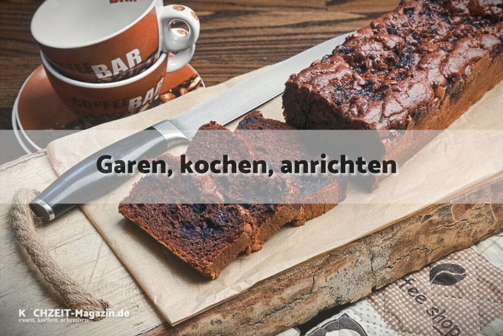 Heidelbeerkuchen garen