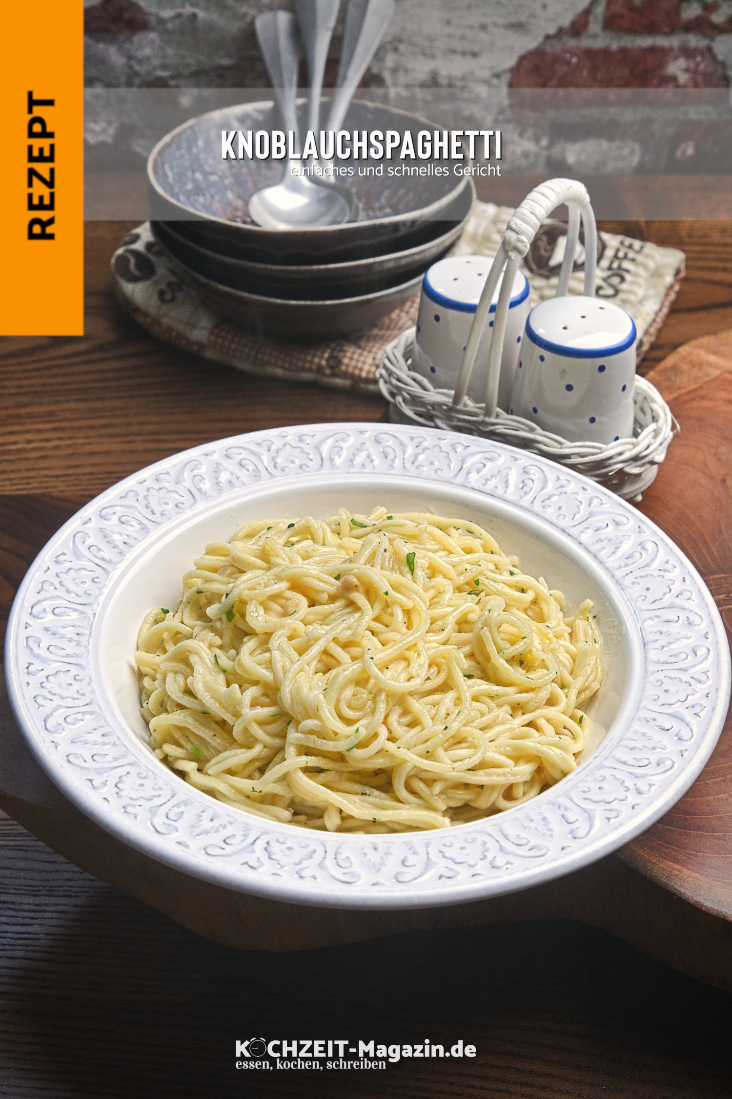 Knoblauch Spaghetti Knoblauchspaghetti