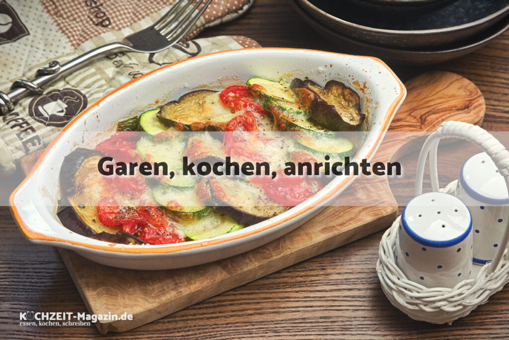 Sardisches Gemüse Gratin garen