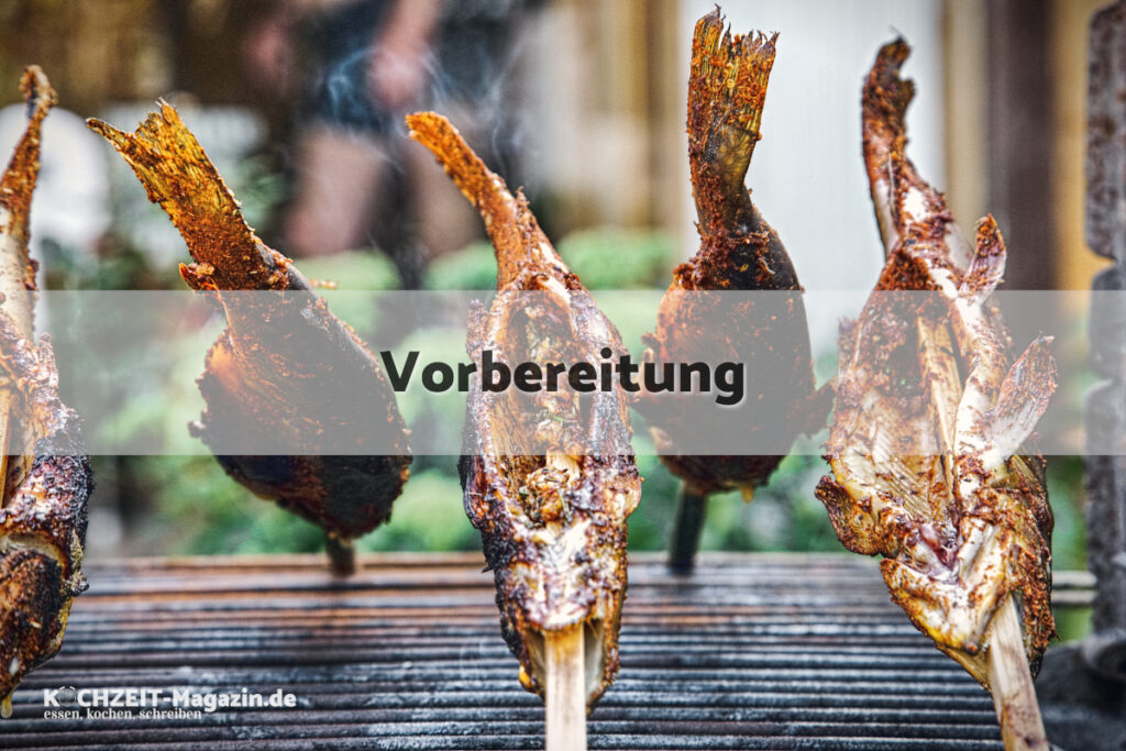 Steckerlfisch Vorbereitung