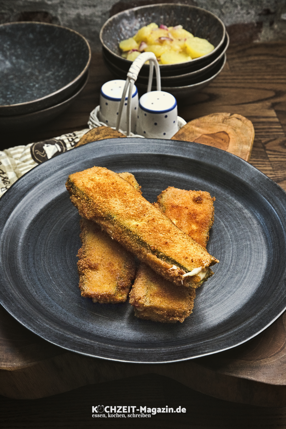 Zucchini Cordon Bleu Abbildung 1 Zucchini Cordon bleu