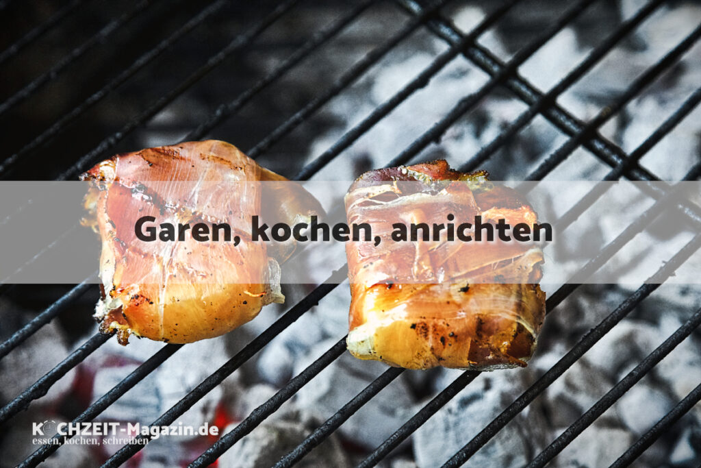 gegrillter Quargel im Speckmantel garen
