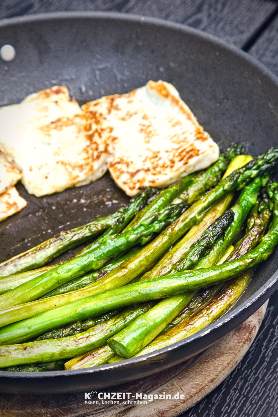 grüner Spargel mit Butter Abbildung 1 grüner Spargel mit Butter