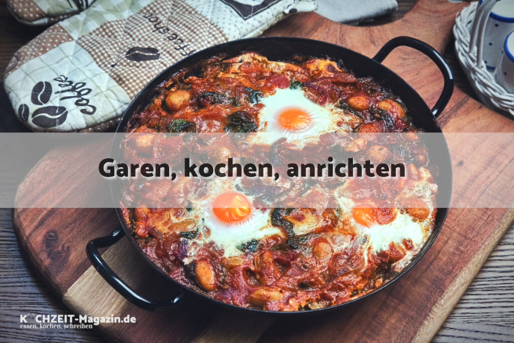 Bohnen Shakshuka garen