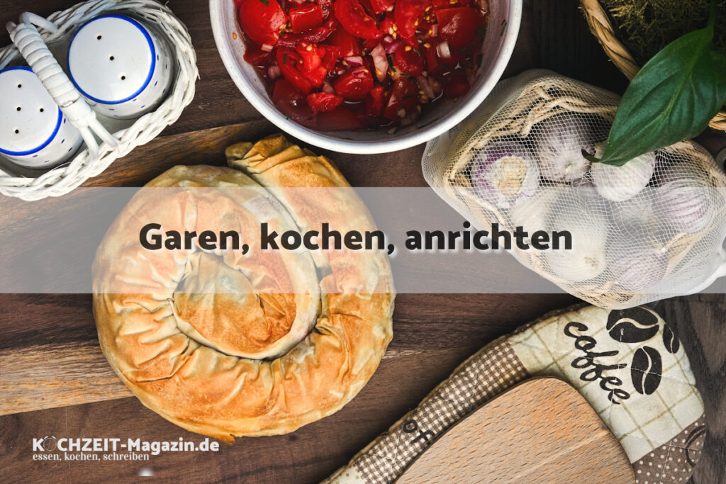Gemüse Feta Börek garen