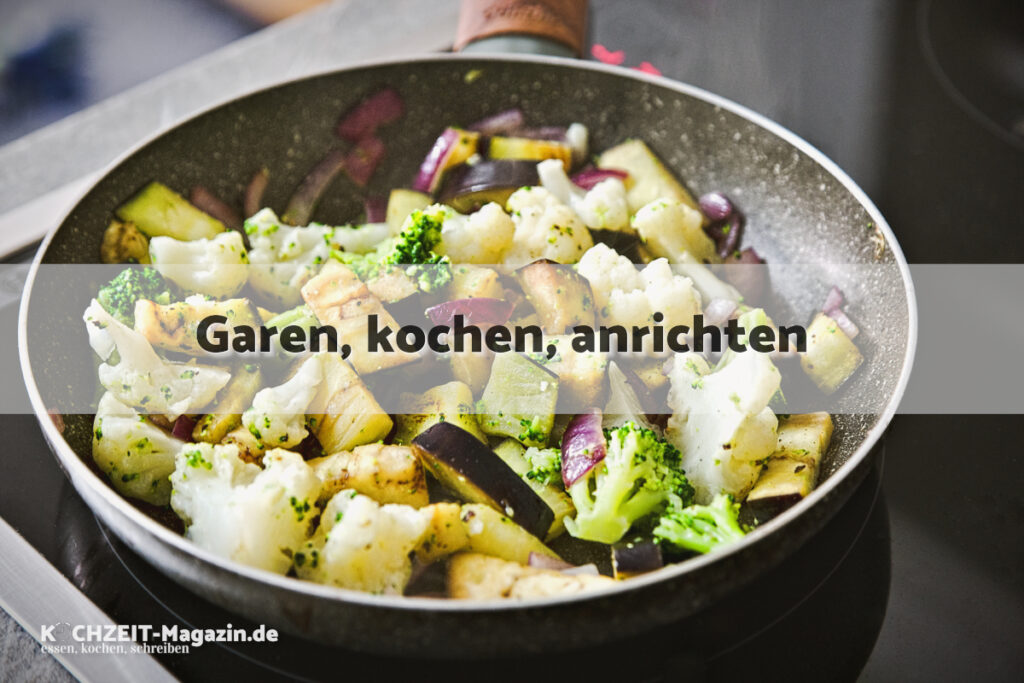 Gemüse Pfanne garen