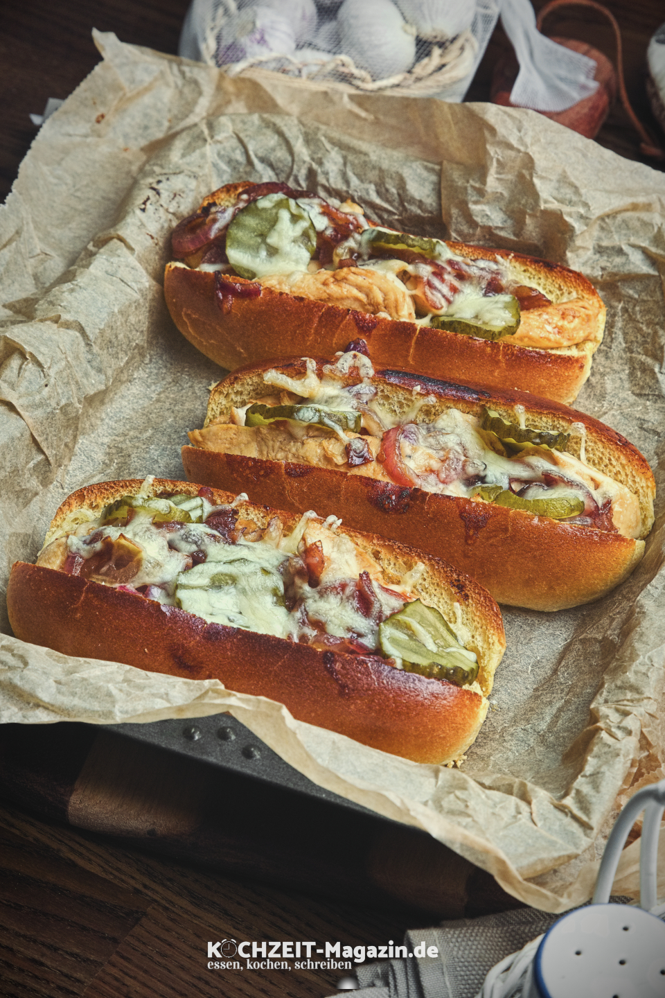 Philly Cheese Chicken Abbildung 1 Philly Cheese Chicken Dogs