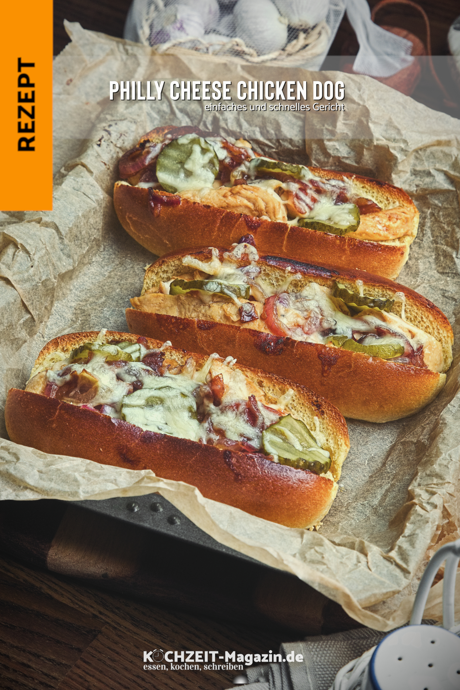 Philly Cheese Chicken Philly Cheese Chicken Dogs