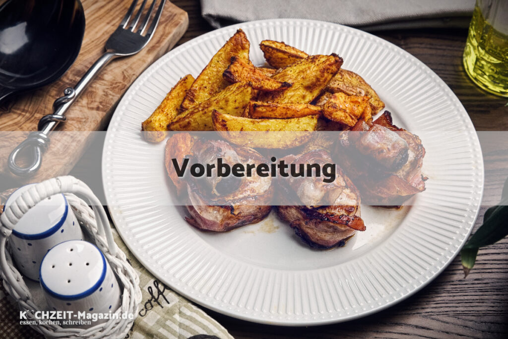 Schweinefilet im Speckmantel Vorbereitung