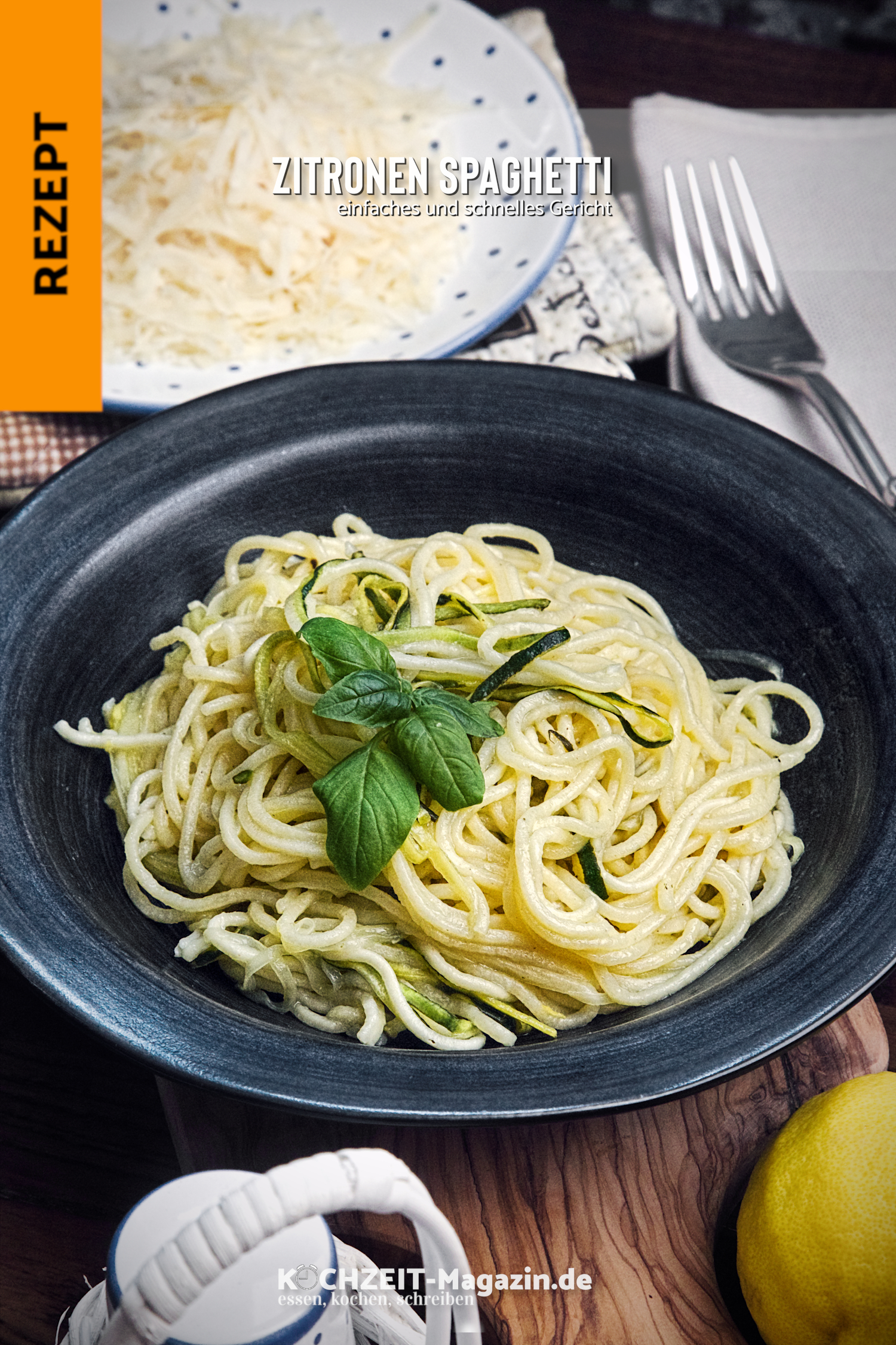 Zitronen Spaghetti Zitronenspaghetti