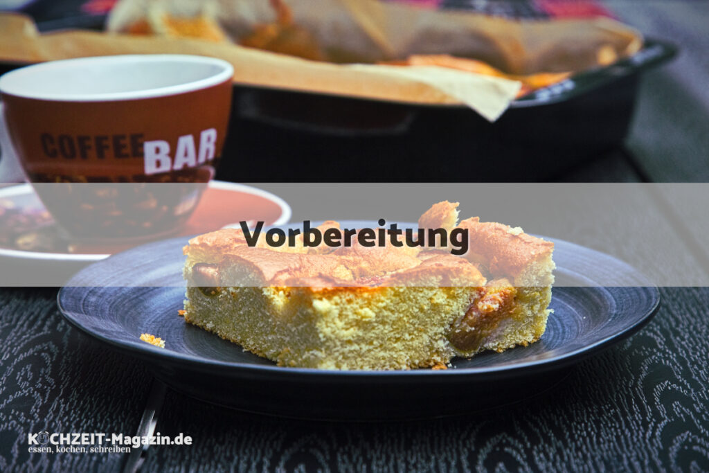 Feigenkuchen Vorbereitung