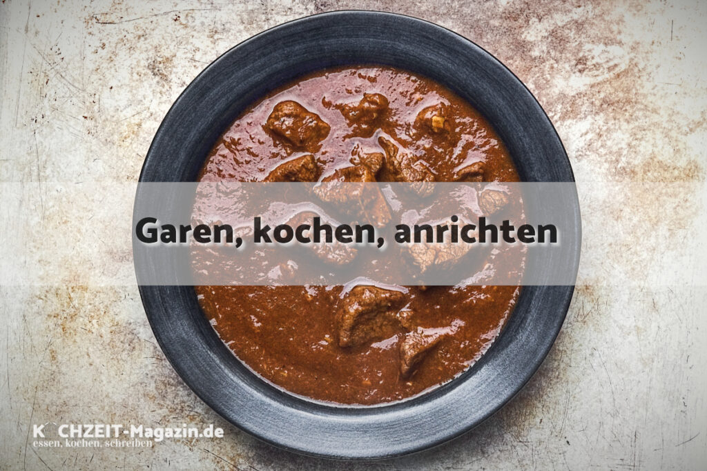 Gulasch garen