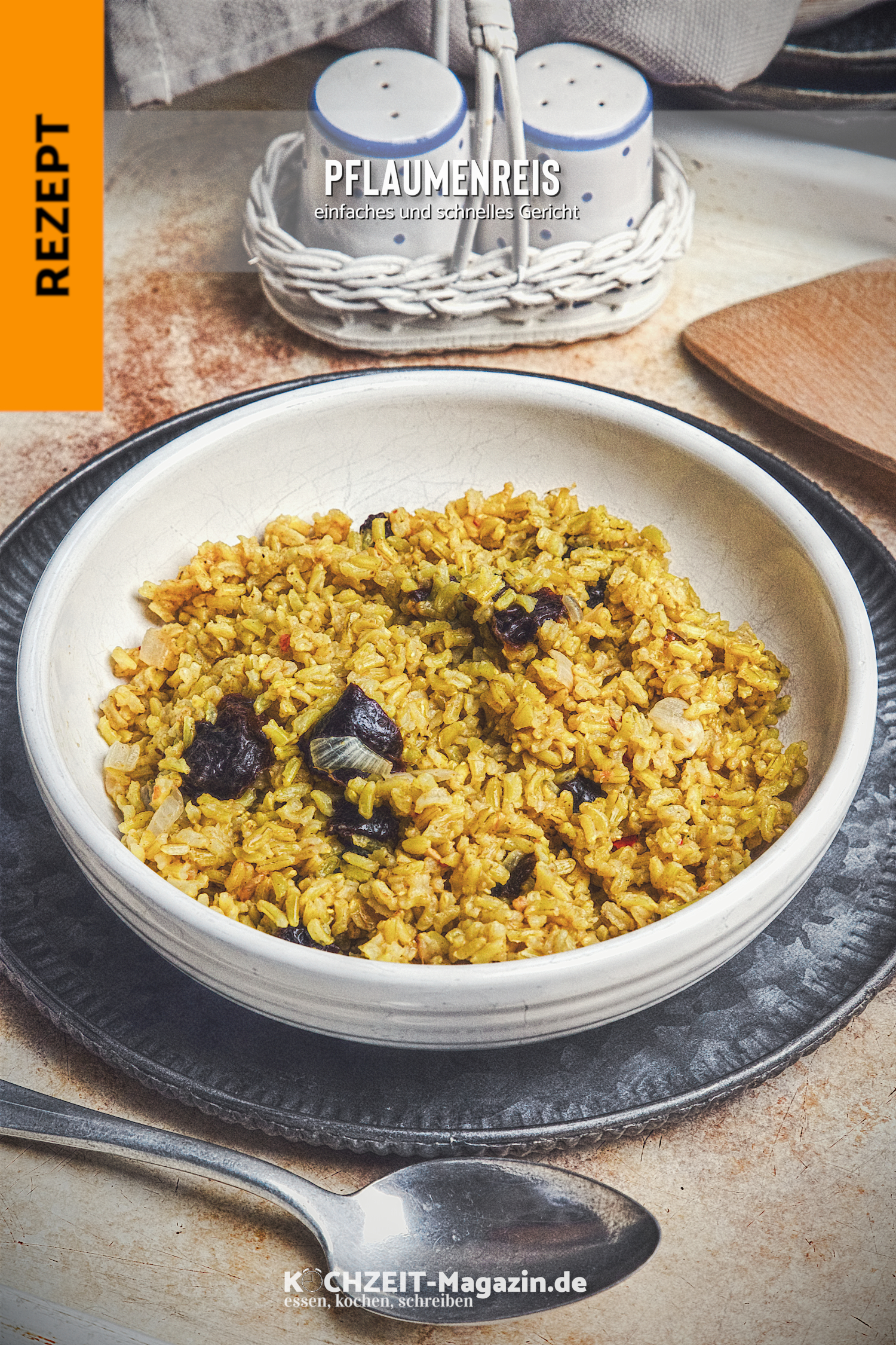 Pflaumenreis mit Curry