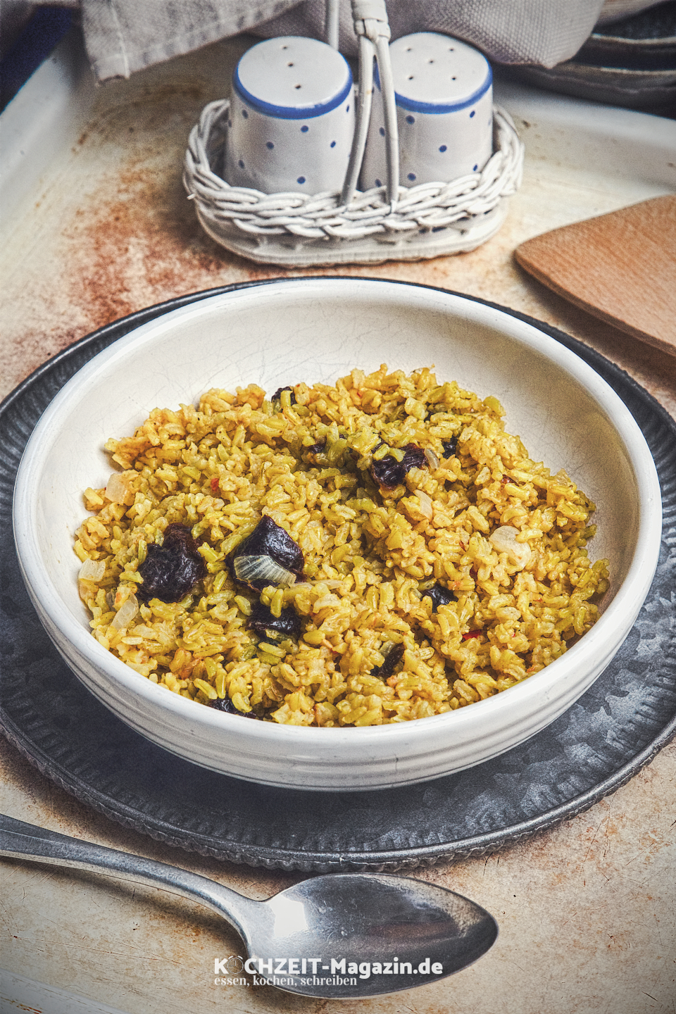 Pflaumenreis mit Curry