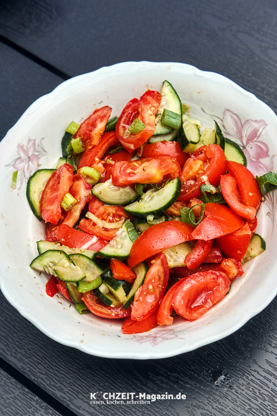 Tomaten Gurken Salat Abbildung 1 Tomaten Gurken Salat