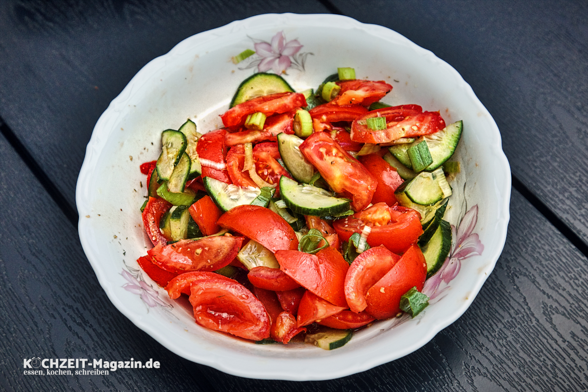 Tomaten Gurken Salat Rezept