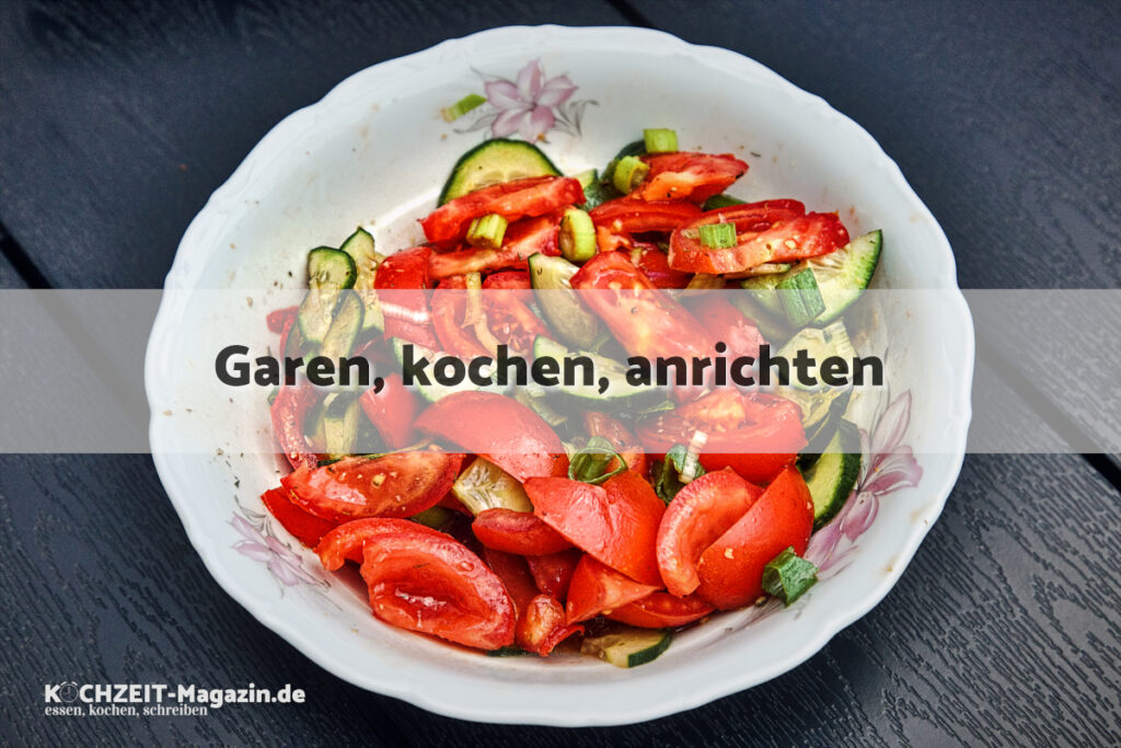 Tomaten Gurken Salat garen