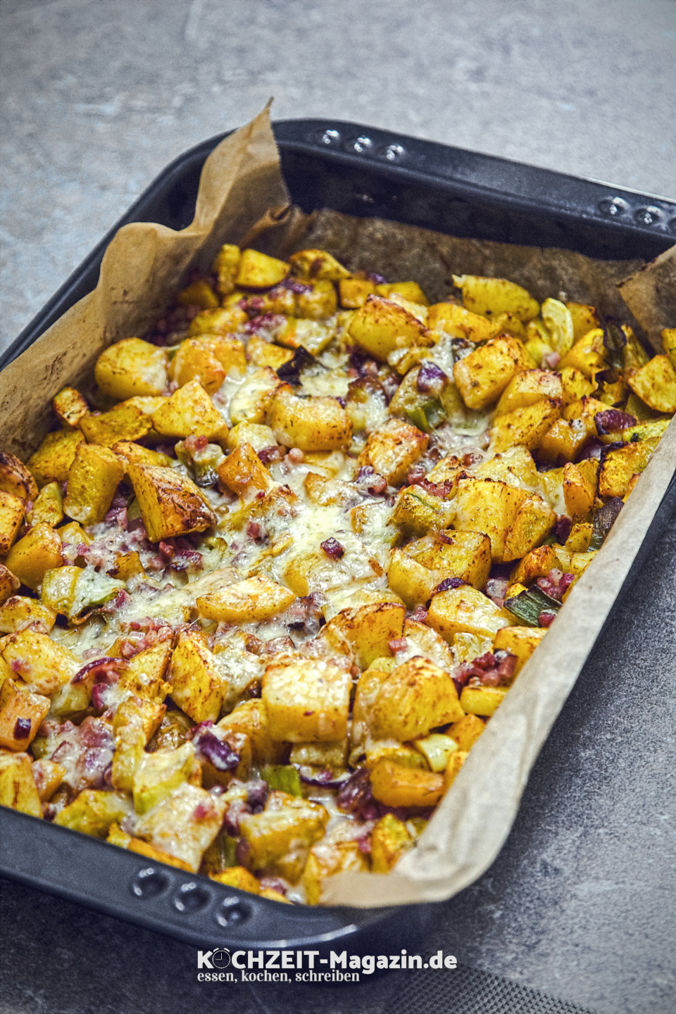 Kürbis Kartoffel Gröstl
