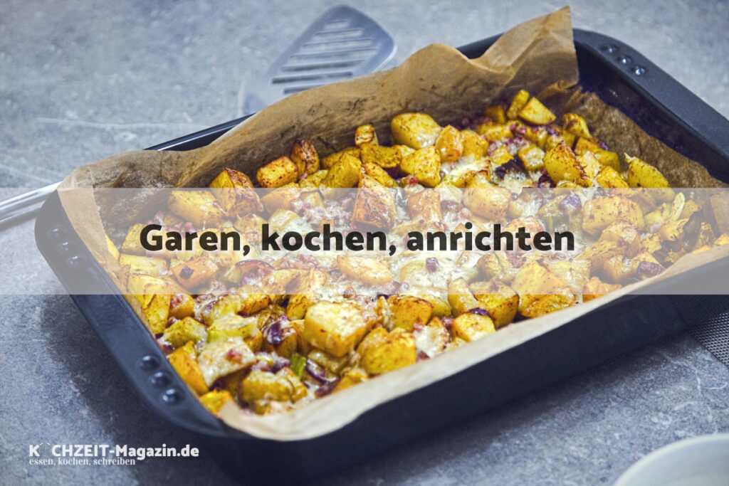 Kürbis Gröstl garen