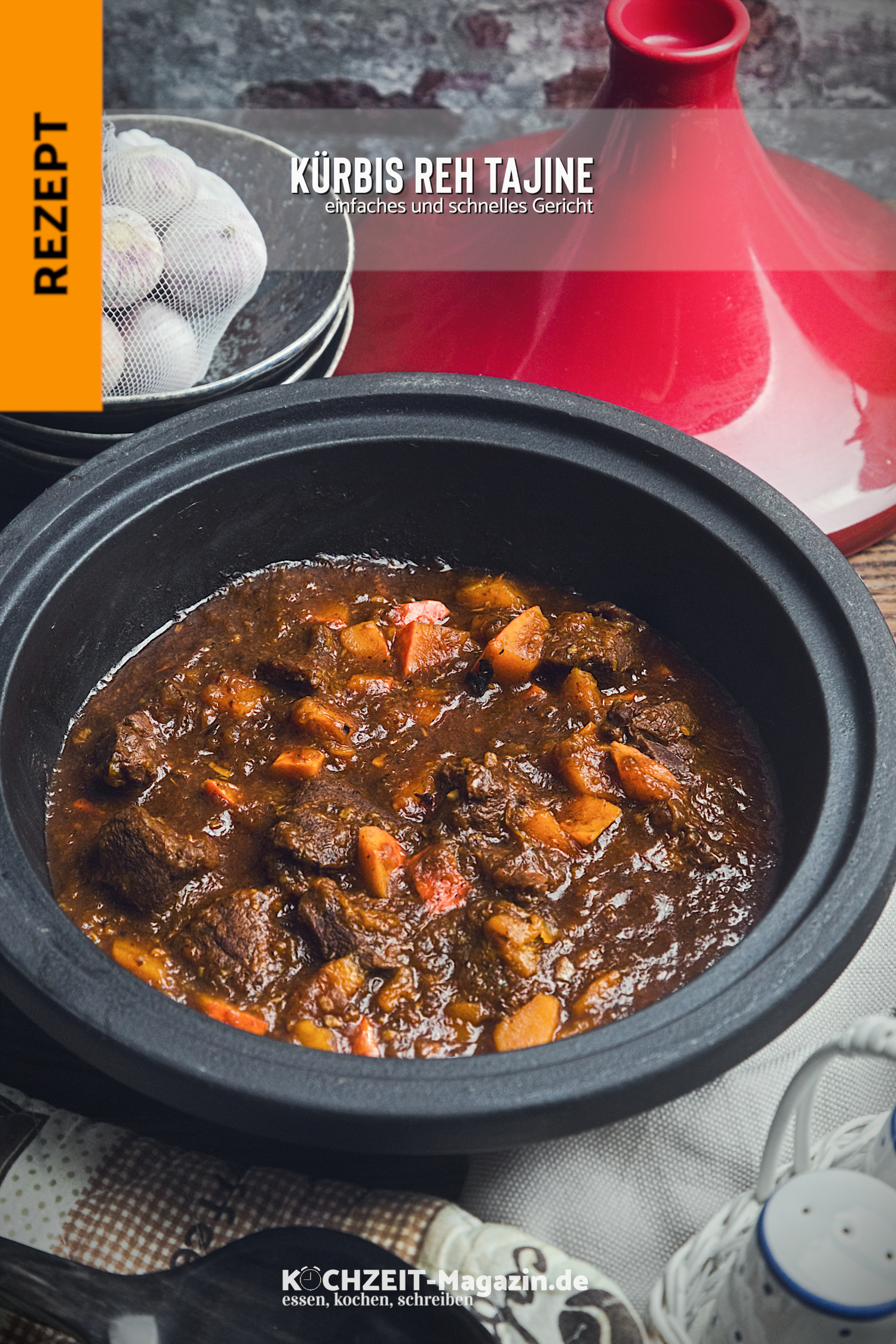 Reh Kürbis Tajine