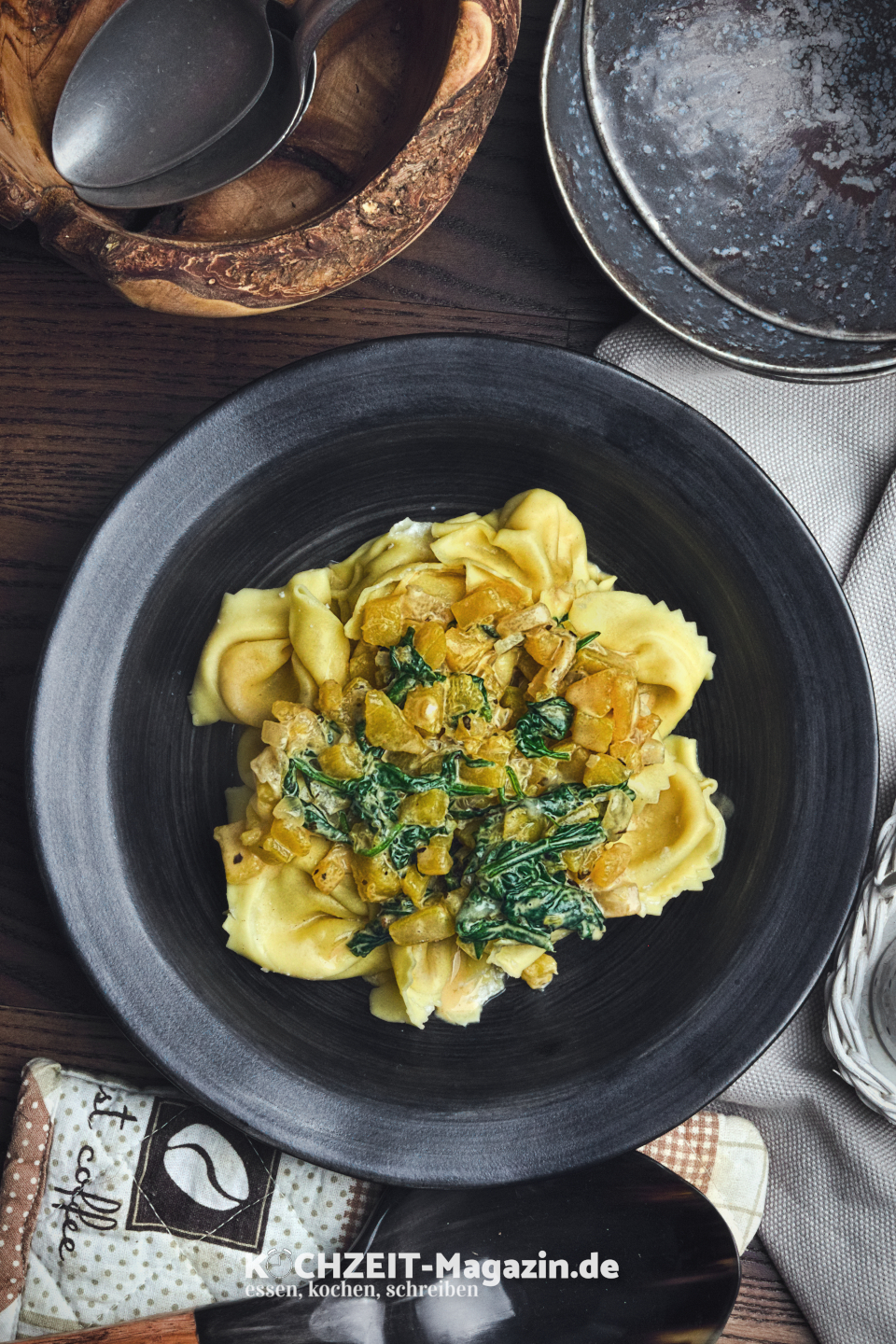 Kürbis Tortellini