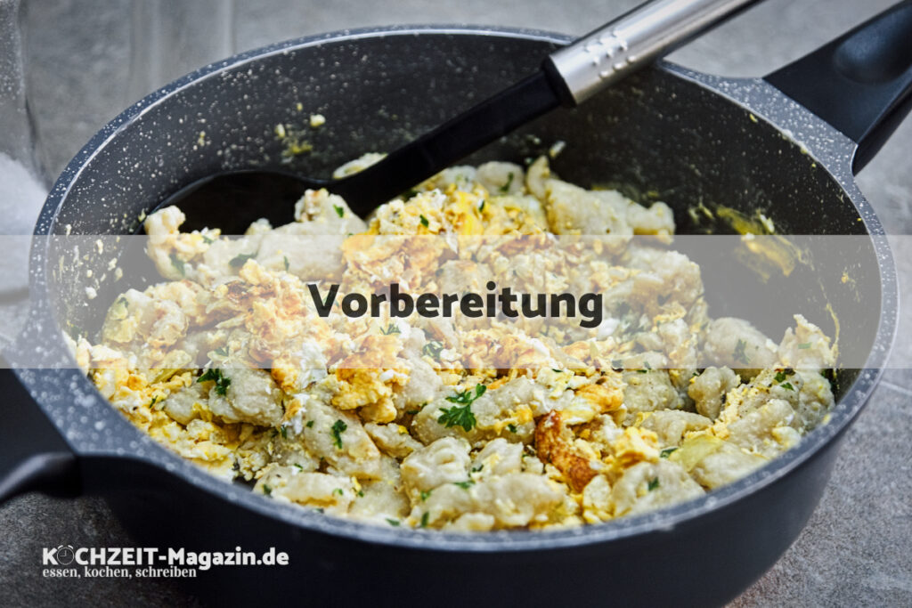 Eiernockerl Vorbereitung