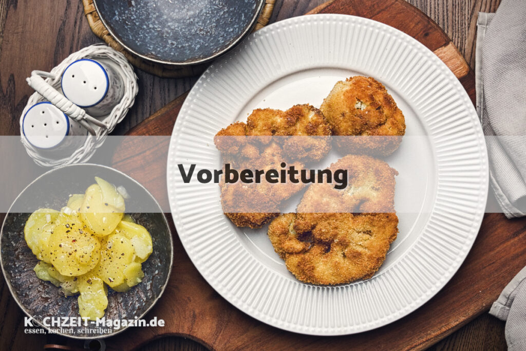 Gebackener Blumenkohl Vorbereitung