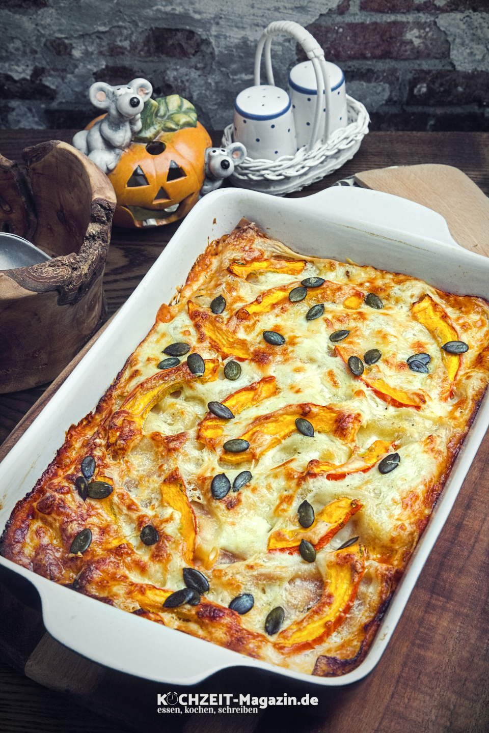 Kuerbis Lasagne Abbildung 1 Kürbis Lasagne