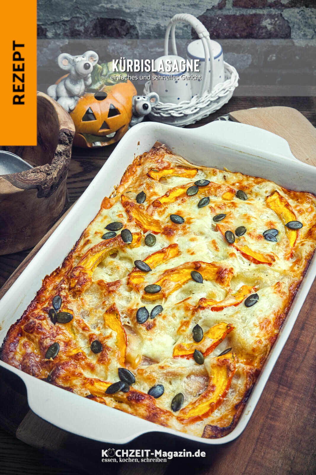Kürbis Lasagne
