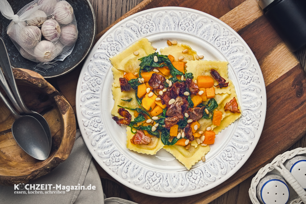 Kürbis Ravioli Rezept