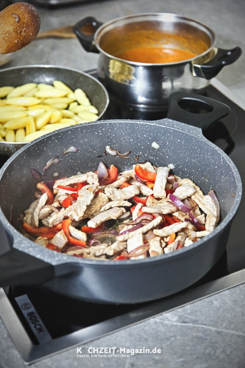 Paprika Geschnetzeltes