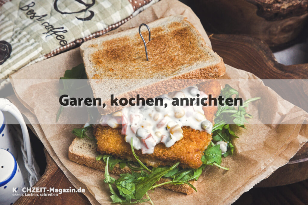 Backfisch Toast garen