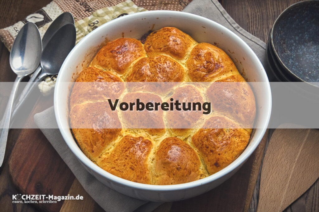 Buchteln Vorbereitung