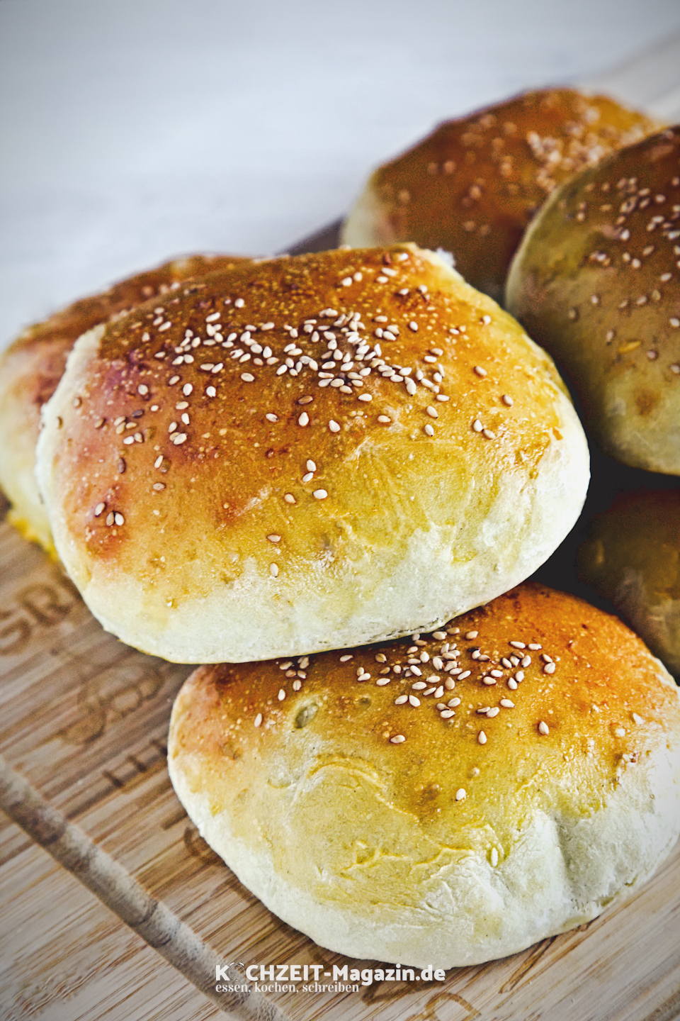 Burger Buns Abbildung 1 Hefebrötchen, Burger-Buns