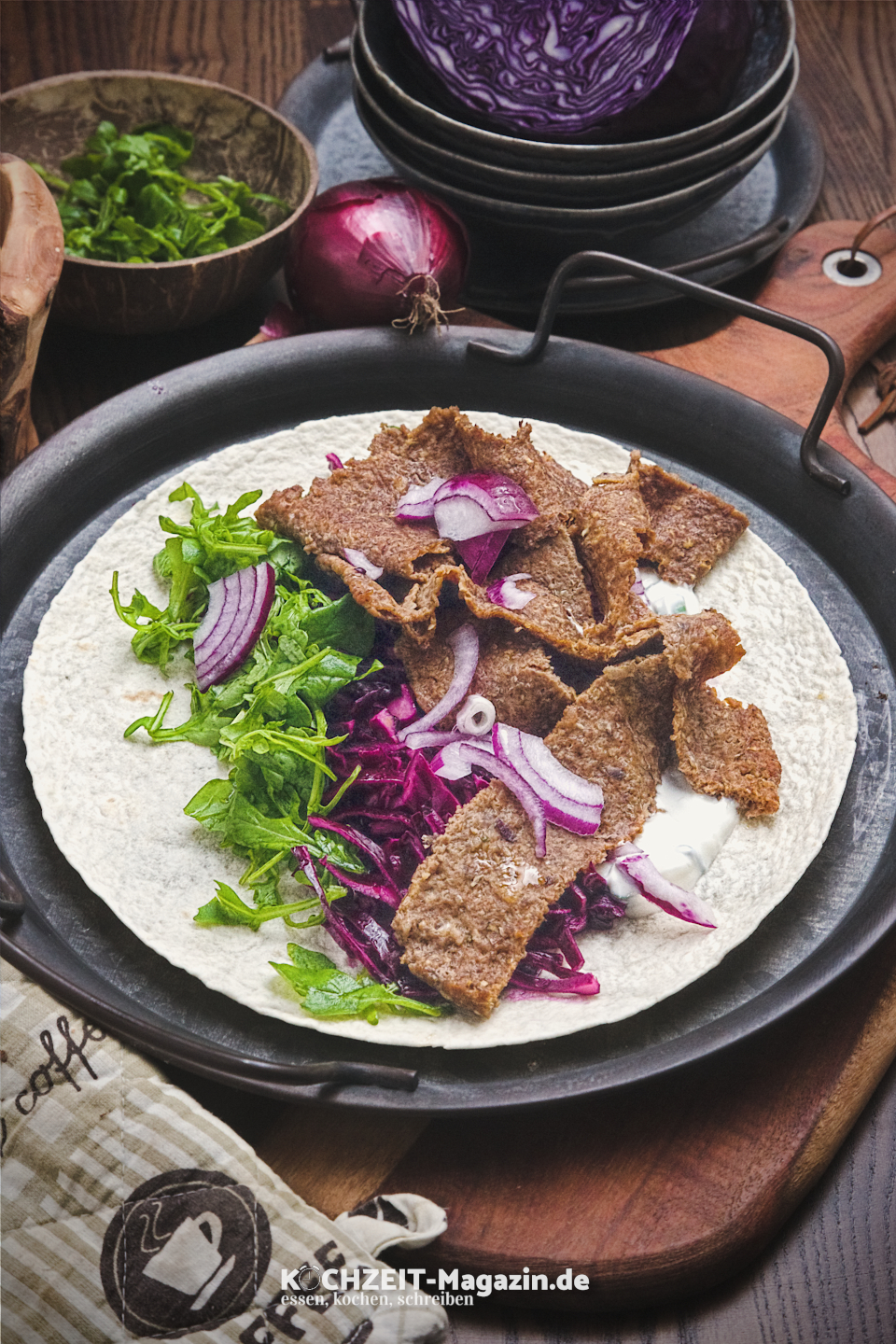 Dürüm Abbildung 1 Dürüm nach Art des Hauses