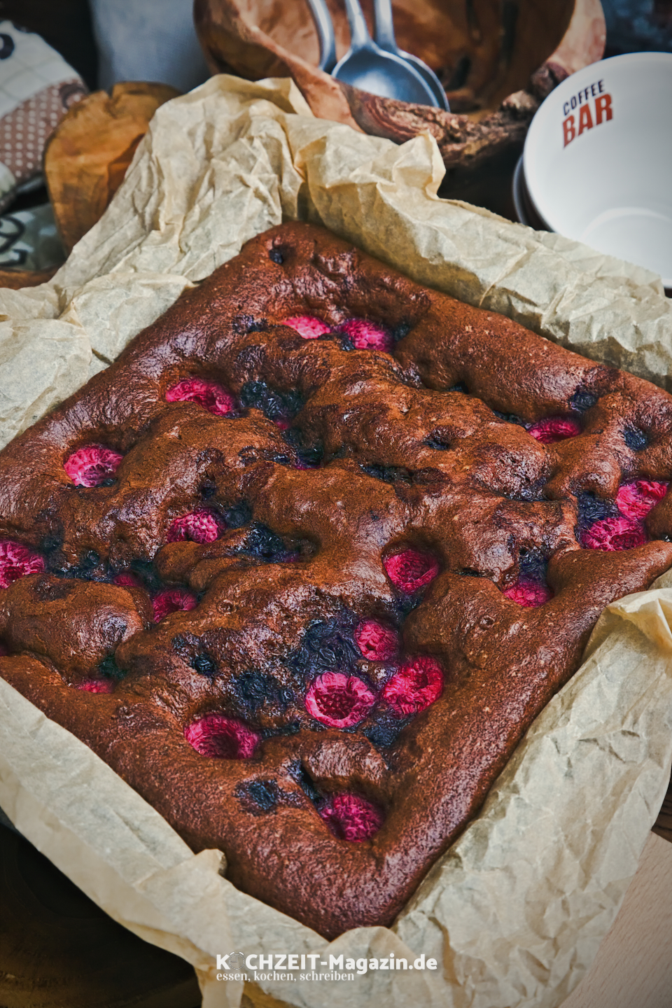 Himbeer Heidebeer Kuchen Abbildung 1 Himbeer Heidelbeer Kuchen